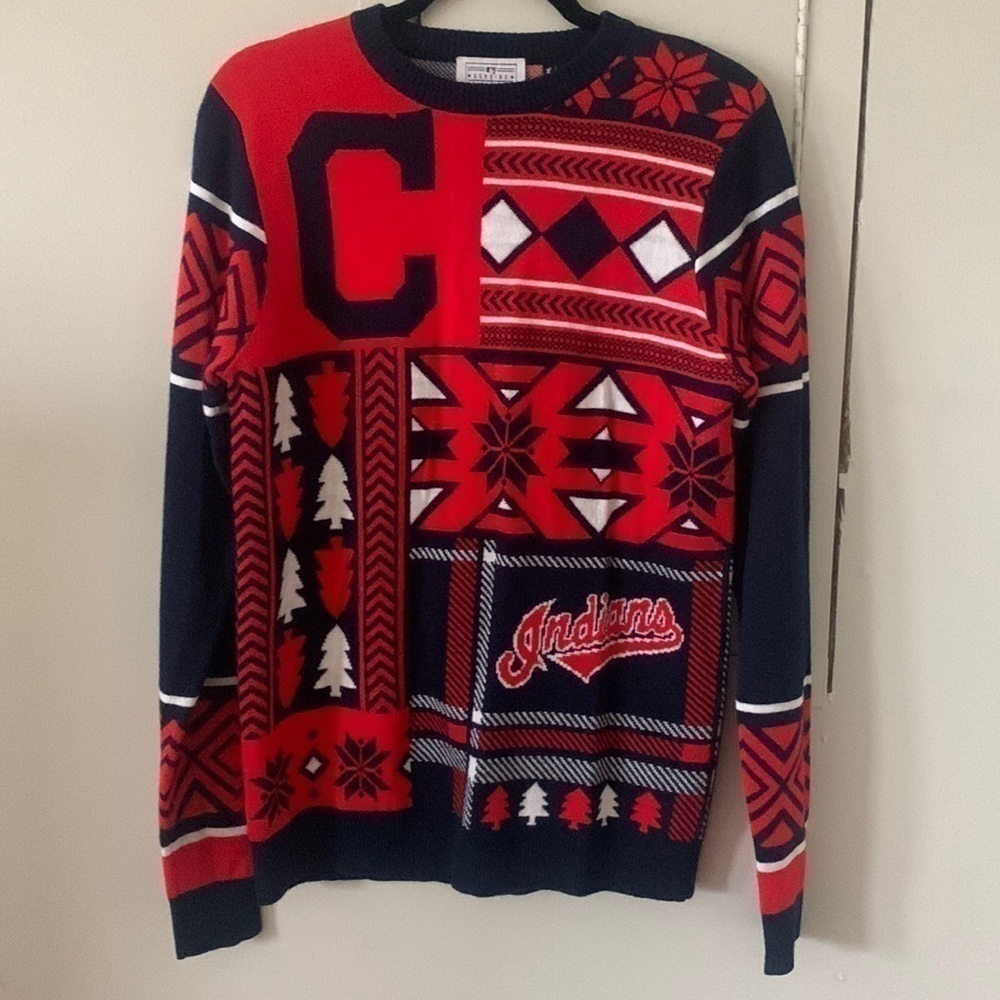 Cleveland Guardians- “Indians” Klew Ugly Sweater